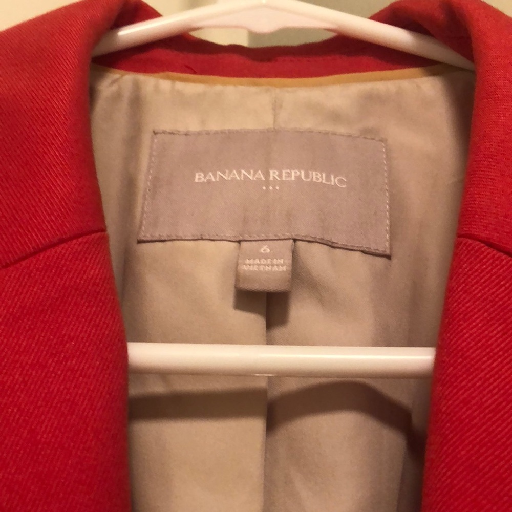 Banana Republic Coral/Orange Blazer - Picture 4 of 9